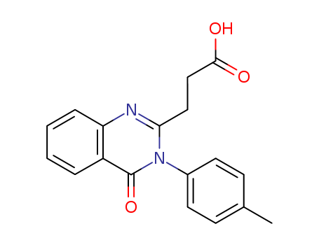 2-Quinazolinepropanoicacid, 3,4-dihydro-3-(4-methylphenyl)-4-oxo-