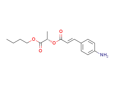 (E)-3-(4-Amino-phenyl)-acrylic acid (S)-1-butoxycarbonyl-ethyl ester