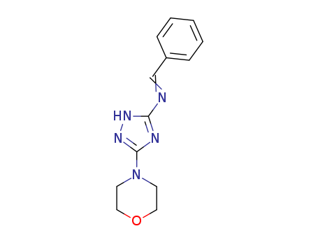 1H-1,2,4-Triazol-3-amine, 5-(4-morpholinyl)-N-(phenylmethylene)-