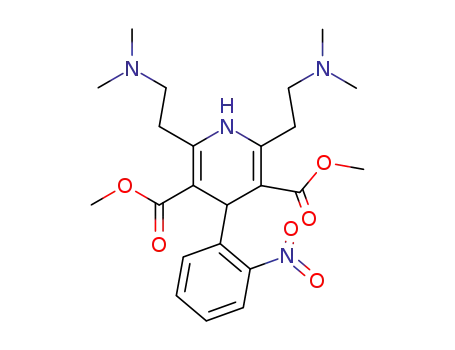 2,6-Bis-(2-dimethylamino-ethyl)-4-(2-nitro-phenyl)-1,4-dihydro-pyridine-3,5-dicarboxylic acid dimethyl ester