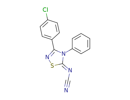 Cyanamide, [3-(4-chlorophenyl)-4-phenyl-1,2,4-thiadiazol-5(4H)-ylidene]-