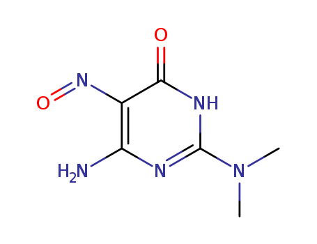 4-Amino-2-dimethylamino-6-hydroxy-5-nitrosopyrimidine cas  70700-44-6