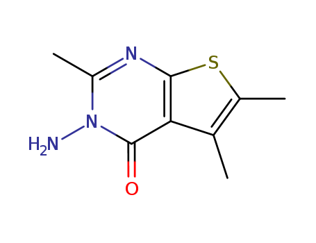 Thieno[2,3-d]pyrimidin-4(3H)-one,3-amino-2,5,6-trimethyl-