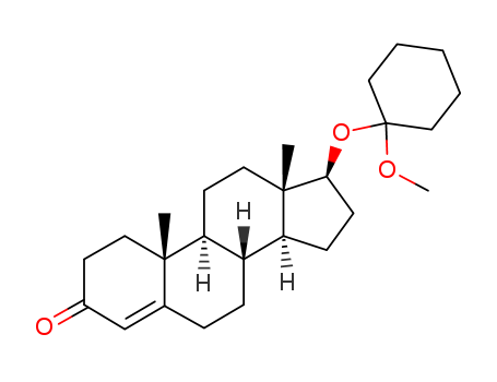Androst-4-en-3-one,17-[(1-methoxycyclohexyl)oxy]-, (17b)- (9CI) cas  7207-71-8