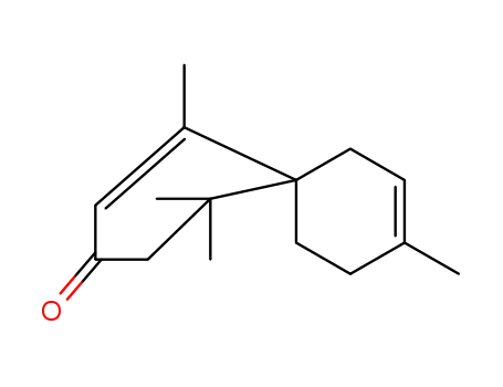 Molecular Structure of 116907-14-3 (Spiro[5.5]undeca-1,8-dien-3-one,1,5,5,9-tetramethyl- (9CI))