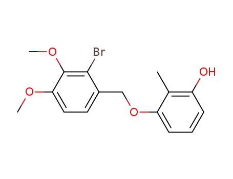 3-(2-Bromo-3,4-dimethoxy-benzyloxy)-2-methyl-phenol
