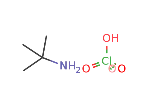 Molecular Structure of 18720-49-5 (2-methylpropan-2-aminium perchlorate)