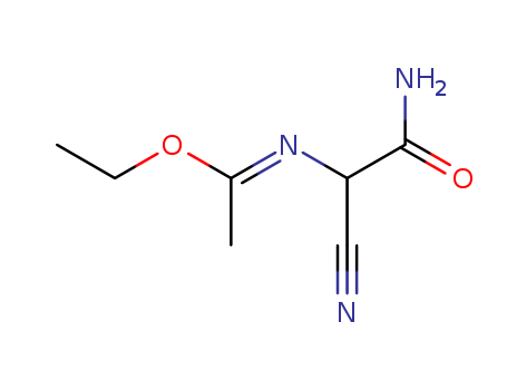 34407-35-7,ethyl (1E)-N-(2-amino-1-cyano-2-oxoethyl)ethanimidoate,