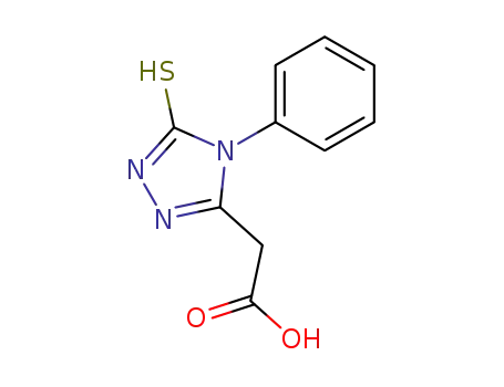 1H-1,2,4-Triazole-3-acetic acid, 4,5-dihydro-4-phenyl-5-thioxo-