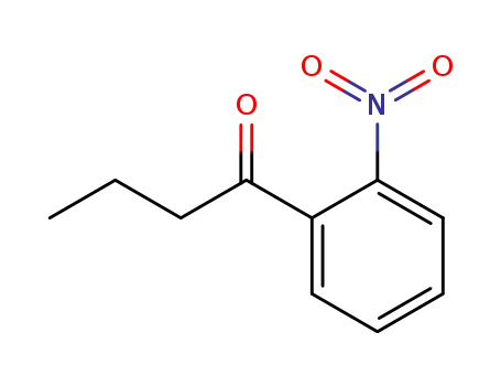 Molecular Structure of 4555-17-3 (1-Butanone, 1-(2-nitrophenyl)-)