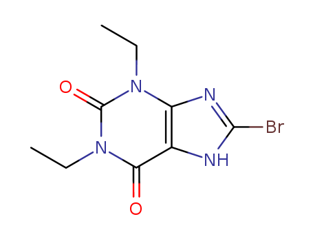 31542-52-6,8-bromo-1,3-diethyl-3,7-dihydro-1H-purine-2,6-dione,Xanthine,8-bromo-1,3-diethyl- (8CI); NSC 296309