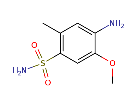 4-Amino-5-methoxy-2-methy-1-benzenesulfamide