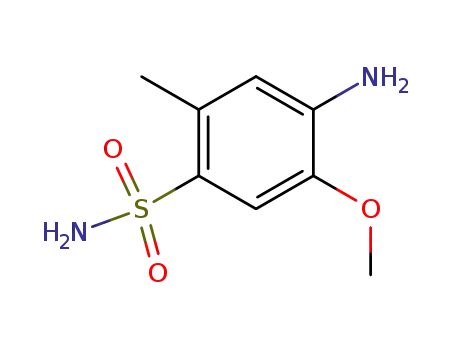 Molecular Structure of 98489-97-5 (Cresidine sulfonamide)