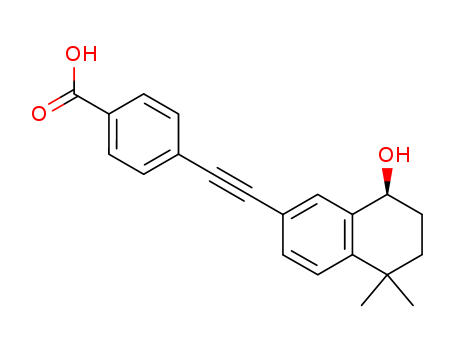 4-[(8-hydroxy-5,5-dimethyl-5,6,7,8-tetrahydronaphthalen-2-yl)ethynyl]benzoic acid