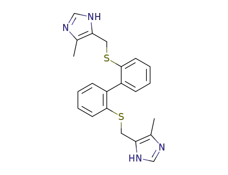 2,2'-bis(4-methylimidazol-5-ylmethylsulfanyl)biphenyl