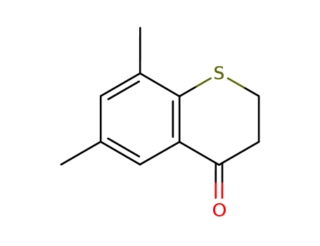 Molecular Structure of 872283-26-6 (2,3-Dihydro-6,8-dimethyl-4H-1-benzothiopyran-4-one)