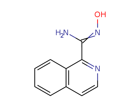 1-Isoquinolinecarboximidamide, N-hydroxy-
