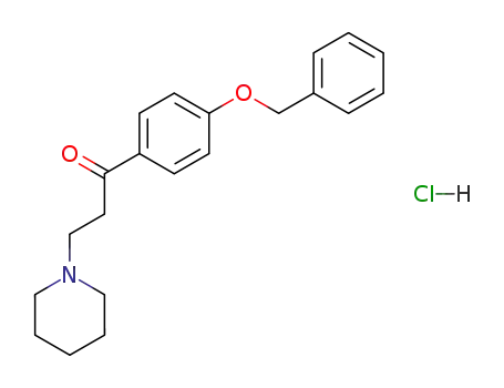 Molecular Structure of 51345-82-5 (1-[4-(benzyloxy)phenyl]-3-(piperidin-1-yl)propan-1-one)