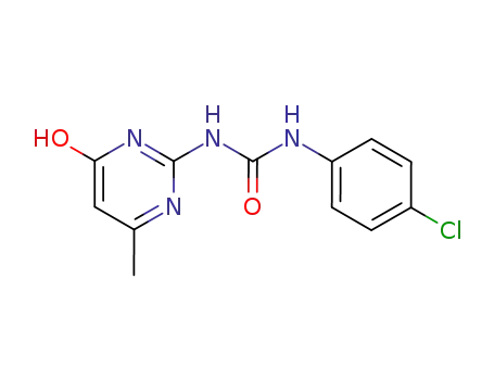 1-(4-chloro-phenyl)-3-(4-methyl-6-oxo-1,6-dihydro-pyrimidin-2-yl)-urea