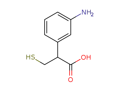 Molecular Structure of 607832-91-7 (2-(3-aminophenyl)-3-mercaptopropanoic acid)