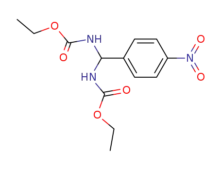 Molecular Structure of 43044-14-0 (diethyl [(4-nitrophenyl)methanediyl]biscarbamate)