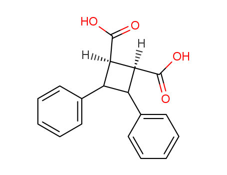 528-33-6,δ-Truxinic acid,1,2-Cyclobutanedicarboxylic acid, 3,4-diphenyl-, (1R,2R,3S,4S)-rel-