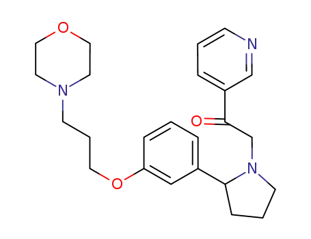 Ethanone,
2-[2-[3-[3-(4-morpholinyl)propoxy]phenyl]-1-pyrrolidinyl]-1-(3-pyridinyl)-