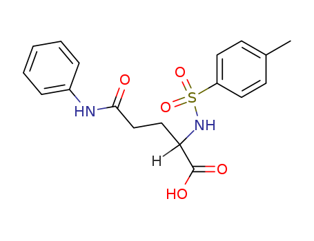 L-Glutamine,N2-[(4-methylphenyl)sulfonyl]-N-phenyl- cas  7460-91-5