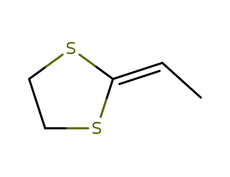Molecular Structure of 76368-26-8 (1,3-Dithiolane, 2-ethylidene-)