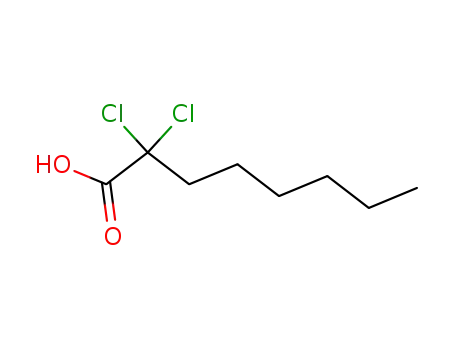 Molecular Structure of 102272-30-0 (2,2-DICHLOROOCTANOIC ACID)
