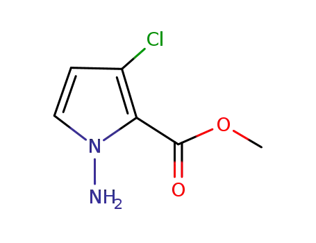 1H-Pyrrole-2-carboxylic acid, 1-amino-3-chloro-, methyl ester