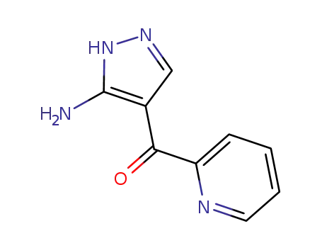 Molecular Structure of 931114-35-1 (4-[(pyridin-2-yl)carbonyl]-1H-pyrazol-5-aMine)