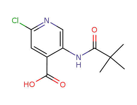 4-Pyridinecarboxylic acid,
2-chloro-5-[(2,2-dimethyl-1-oxopropyl)amino]-