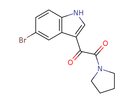 1-(5-Bromo-1H-indol-3-yl)-2-(pyrrolidin-1-yl)ethane-1,2-dione