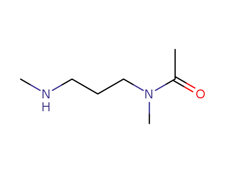 Molecular Structure of 353739-62-5 (Acetamide, N-methyl-N-[3-(methylamino)propyl]- (9CI))