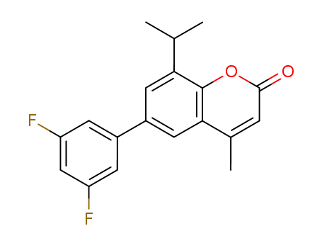 6-(3,5-difluoro-phenyl)-8-isopropyl-4-methyl-chromen-2-one