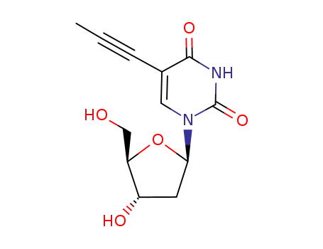 Molecular Structure of 84558-94-1 (5-PROPYNYL-2'-DEOXYURIDINE)