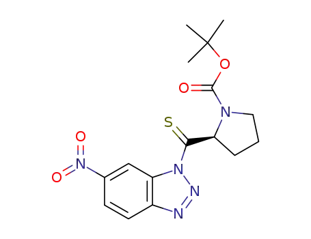 Molecular Structure of 260782-41-0 (Boc-ThionoPro-1-(6-nitro)benzotriazolide)