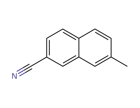 Molecular Structure of 38879-96-8 (2-Cyano-7-methylnaphthalene)