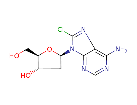 Adenosine,8-chloro-2'-deoxy- (9CI)                                                                                                                                                                      