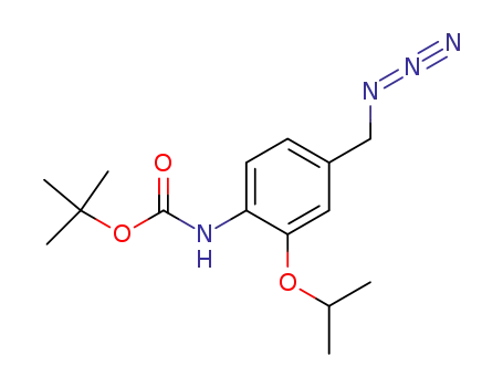 Carbamic acid, [4-(azidomethyl)-2-(1-methylethoxy)phenyl]-,
1,1-dimethylethyl ester