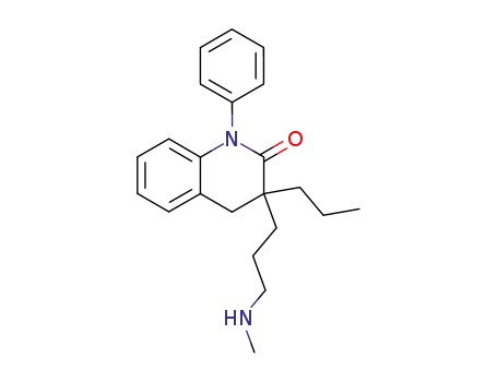 2(1H)-Quinolinone,
3,4-dihydro-3-[3-(methylamino)propyl]-1-phenyl-3-propyl-