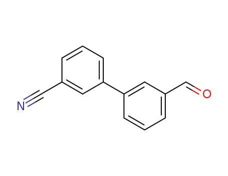 Molecular Structure of 400748-29-0 (3'-FORMYL-BIPHENYL-3-CARBONITRILE)