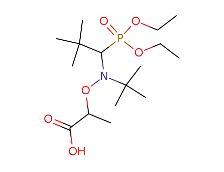 Molecular Structure of 540770-92-1 (3,7-Dioxa-4-aza-6-phosphanonanoic acid,
4,5-bis(1,1-dimethylethyl)-6-ethoxy-2-methyl-, 6-oxide)