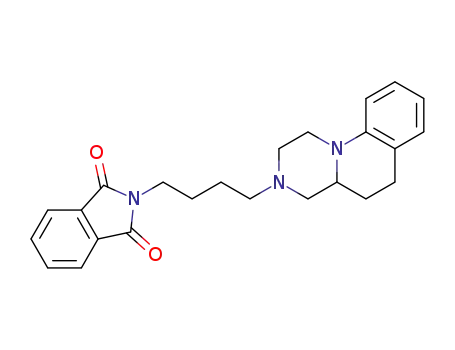 Molecular Structure of 182207-55-2 (1H-Isoindole-1,3(2H)-dione,
2-[4-(1,2,4,4a,5,6-hexahydro-3H-pyrazino[1,2-a]quinolin-3-yl)butyl]-)