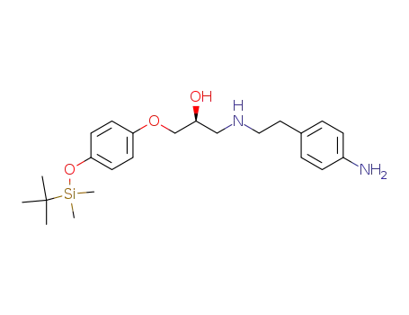 (S)-1-[2-(4-Amino-phenyl)-ethylamino]-3-[4-(tert-butyl-dimethyl-silanyloxy)-phenoxy]-propan-2-ol