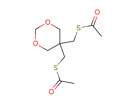 Molecular Structure of 361559-73-1 (5,5-Bis(acetylthiomethyl)[1,3]dioxane)
