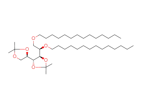Molecular Structure of 203244-51-3 (1,2:3,4-di-O-isopropylidene-5,6-di-O-tetradecyl-D-mannitol)