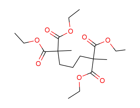 Molecular Structure of 33524-34-4 (heptane-2,2,6,6-tetracarboxylic acid tetraethyl ester)