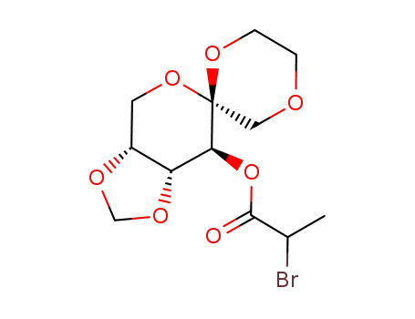 Molecular Structure of 239446-13-0 (C<sub>12</sub>H<sub>17</sub>BrO<sub>7</sub>)